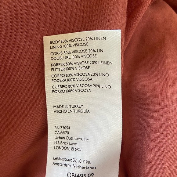 NWT Anthropologie Size 00 Pink Rose Long-Sleeve Wrap Dress - Picture 5 of 6